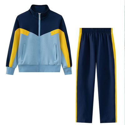Schoolkleding Sport jas Studenten uniformen jas met broek sets