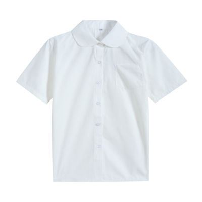 Schoolkleding Formele overhemden Custom Girls Short Sleeve Witte overhemden