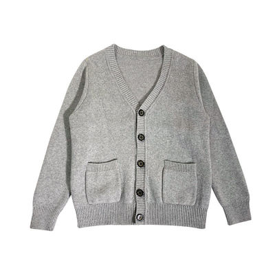 Schooluniform gebreide cardigan trui jumper knop sluiting type